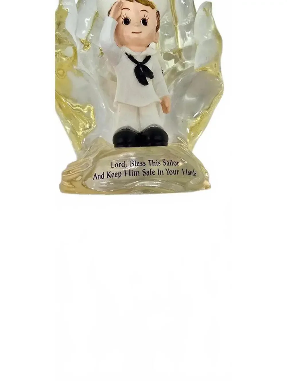 Lord Bless This Sailor Figurine In The Lord's Hands Collection